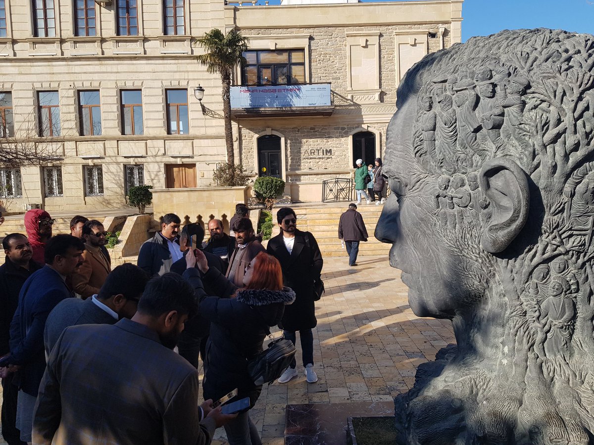 Zubair Ahmad (@zubi170) on Twitter photo Aliagha Mammadgulu oghlu Isgandarov , was an Azerbaijani poet and Honoured Artist of the Azerbaijan SSR (1943). He was known for reintroducing medieval ghazal style in Soviet Azerbaijani poetry.
#Baku #Azerbaijan #travelwithAUZBIZ <a href="/Literature/">Literature</a> Aliagha Mammadgulu oghlu Isgandarov , was an Azerbaijani poet and Honoured Artist of the Azerbaijan SSR (1943). He was known for reintroducing medieval ghazal style in Soviet Azerbaijani poetry.
#Baku #Azerbaijan #travelwithAUZBIZ <a href="/Literature/">Literature</a>