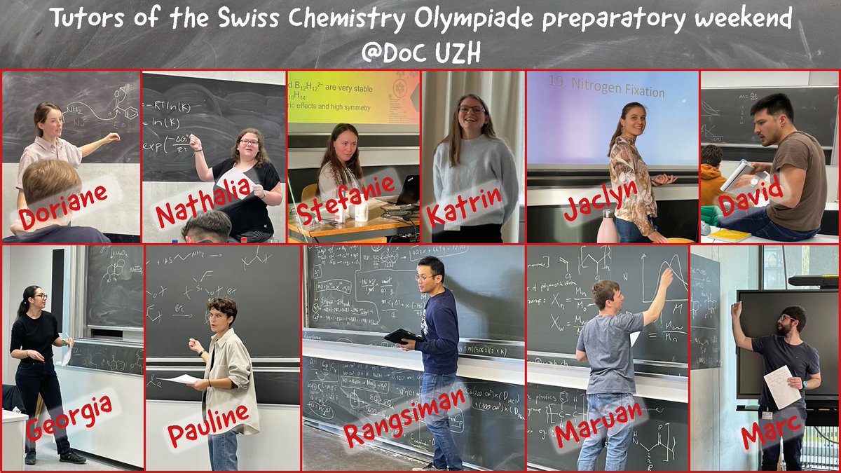 UZH Chemistry (@uzh_chemistry) on Twitter photo Big thank to the tutors (and heroes) of the Swiss Chemistry Olympiad preparatory weekend <a href="/UZH_Chemistry/">UZH Chemistry</a> and to the organizer Michal <a href="/JuricekLab/">JuricekLab</a> 🙏👏 Big thank to the tutors (and heroes) of the Swiss Chemistry Olympiad preparatory weekend <a href="/UZH_Chemistry/">UZH Chemistry</a> and to the organizer Michal <a href="/JuricekLab/">JuricekLab</a> 🙏👏