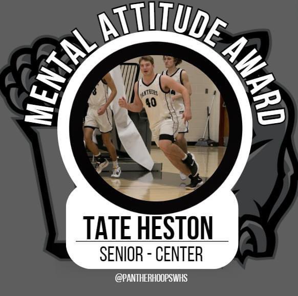 Post Season Awards🏀⚫️⚪️🐾
All Hoosier Conference: Logan Nelson
All Hoosier Conference: Carter Biggs
Honorable Mention All Conference: Hudson Biggs
Mental Attitude Award: Tate Heston