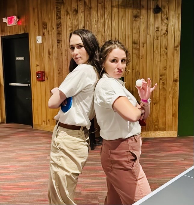 ncsolutions's tweet image. Madalene Stoneman and Melissa LaBonte always bring their a-game for NCS clients or to the ping pong table.  🏓 #GameOn #PingPongPros #NCStyle