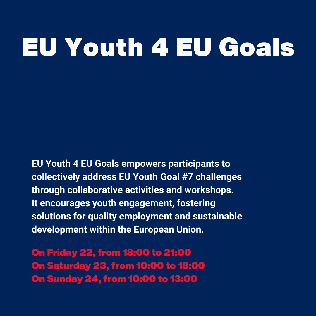 This weekend promises to be really intense here in Tripoli! Situated in the heart of the city, surrounded by the stunning landscapes of the Peloponnese, we're excited to welcome guests from across Europe. 🌱

bit.ly/3TGOBHr ✨

#EUYouth #Events #Greece #EU