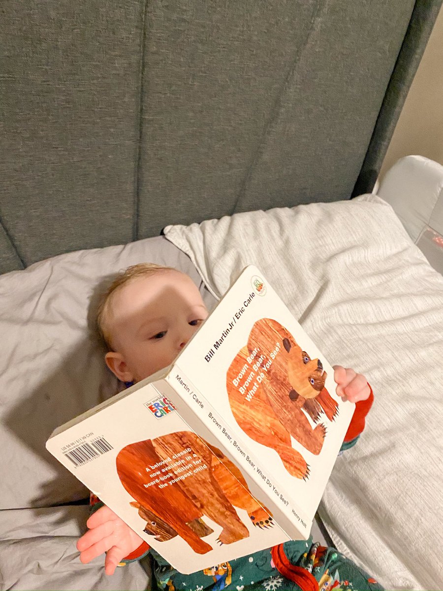 As a teacher and momma this made my heart so happy. My boy loves to read and this is his favorite book 🩵