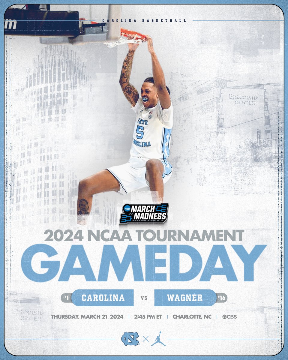 The time is now. 🆚 Wagner ⏰ 2:45 PM ET 📍 Charlotte, NC 📺 CBS