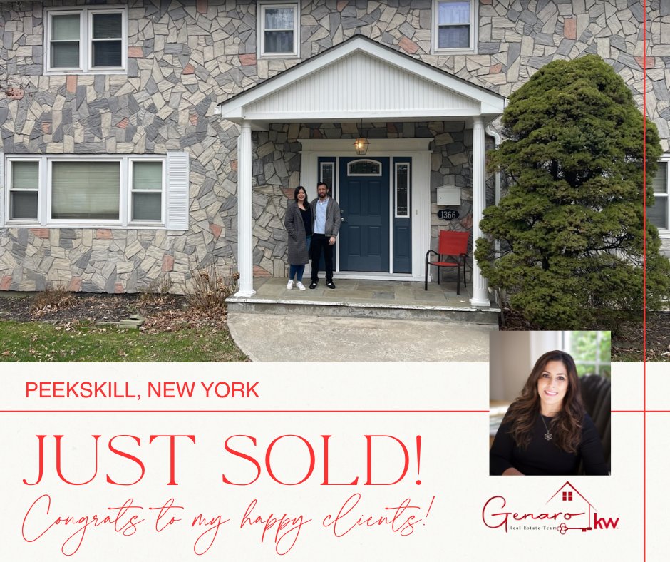 🎉 Just Sold! 🏡 Exciting times as my buyers closed on this charming home! 🌟Congratulations 🍾🎊
#justsold #homebuying #sweethome #NewBeginnings #educators #NYRealEstateAgent #ctrealestateagent #nyrealestate #ctrealestate #peekskill #hudsonvalleyny