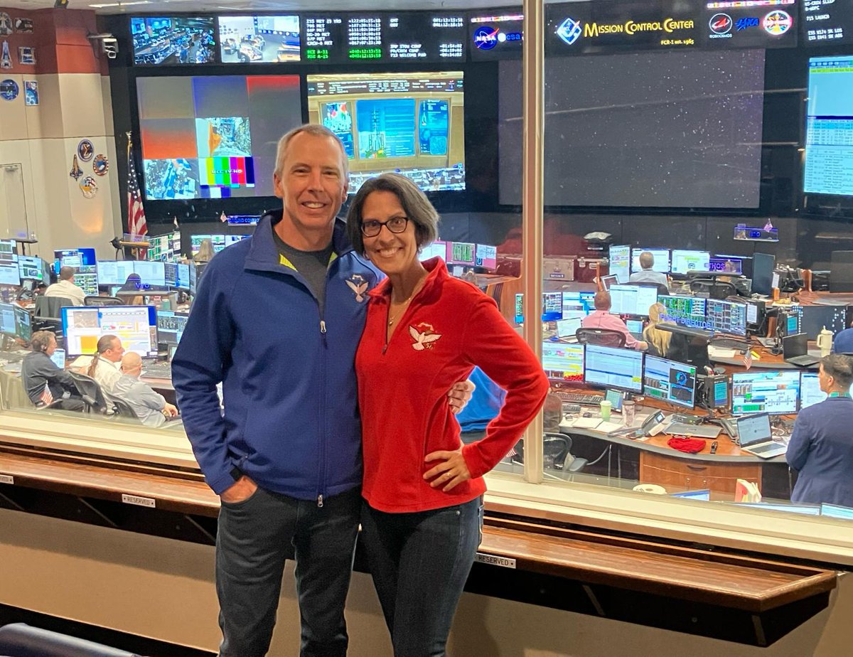 IndiraFeustel's tweet image. Happy 6th launch Anniversary, to the Expedition 56 crew (@Astro_Feustel, @OlegMKS, @astro_ricky) family &amp;amp; team. Honoured to be part of family &amp;amp; friends here at #MissionControl today to watch #TracyCaldwellDyson, and her crewmates, Oleg Novitsky &amp;amp;Marina Vasilevskaya Best wishes!🚀