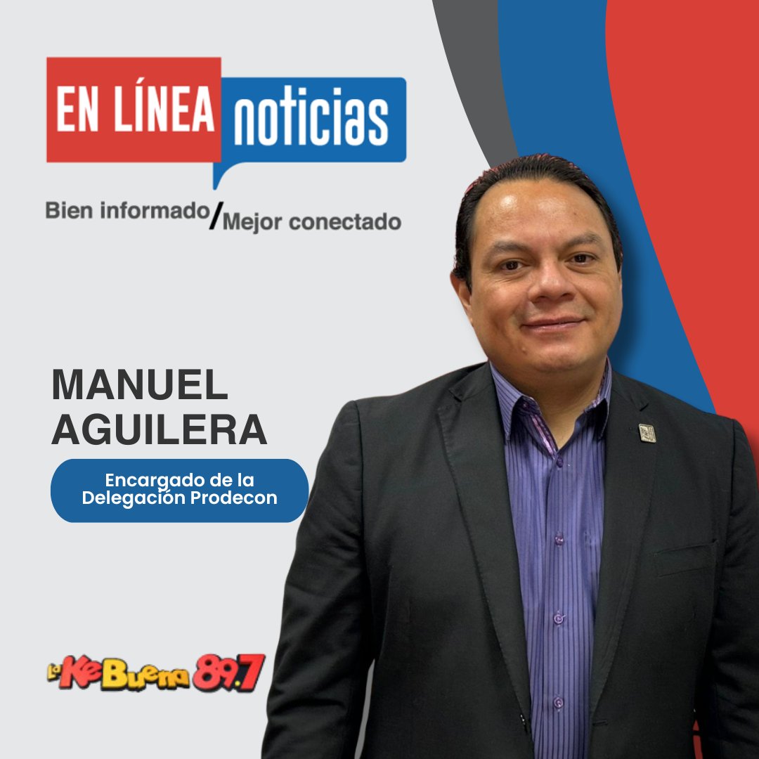 elineanoticias's tweet photo. 🎙️ Hoy nos acompaña en la #entrevista Manuel Aguilera @AguileraVital, Encargado de la Delegación @ProdeconMexico  

📻 Sintoniza @LaKeBuenaPuebla 1010 AM 89.7 FM con @verolopez_10 y @erickbecerra1

#EnLíneaNoticias
#BienInformado 📰
#MejorConectado 🧑‍💻

https://t.co/YtKnIcE0Z0 https://t.co/c7fLJHdPia
