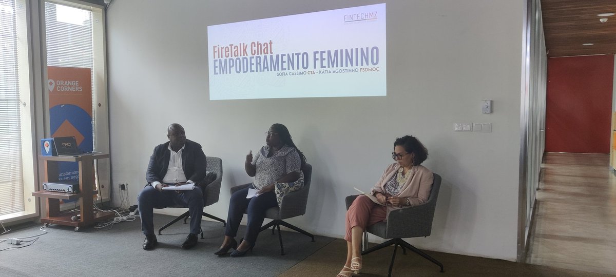 Segundo Firetalk do dia.  Empoderamento da mulher no sector financeiro.