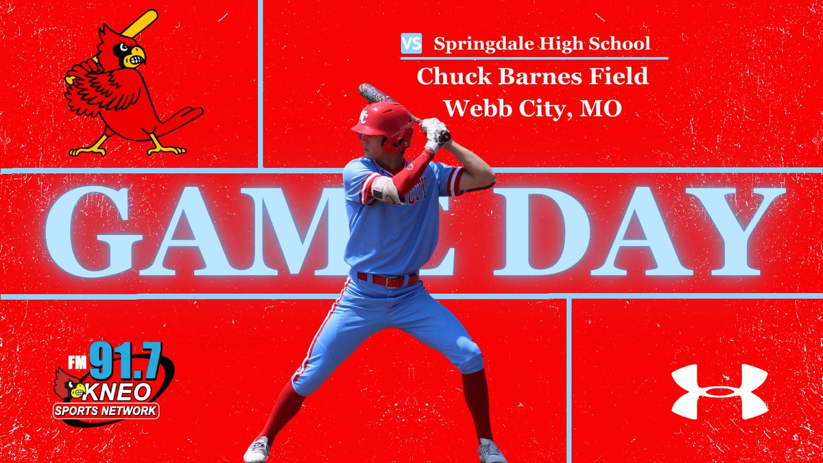wcbaseballcards's tweet photo. The Cardinals are back at home today with a V/JV game vs. Springdale with a 1:00 PM start.

📍Chuck Barnes Field
⏰1:00 PM start
📻https://t.co/jmtI8ZNk2E
📺https://t.co/Rm3U1D7g0I https://t.co/LJ5dPkw73e