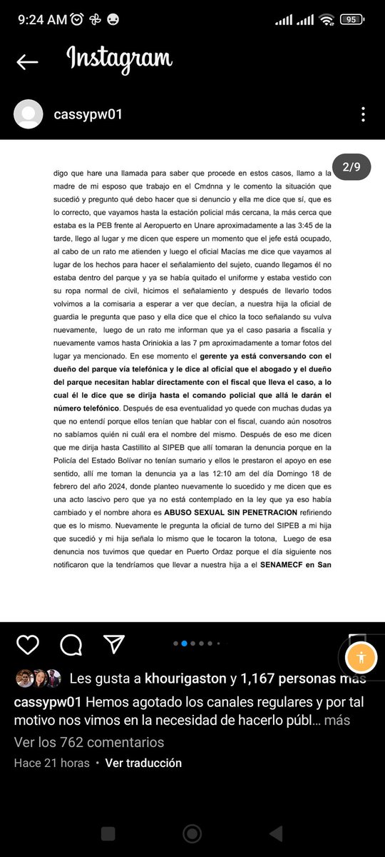 viicastillos's tweet photo. Lo tomé de Instagram y les comparto la información de lo sucedido en el parquecito de Orinokia.

Me parece super triste, asqueante y lamentable 🥺 los niños no se tocan. https://t.co/YRsfPef24E