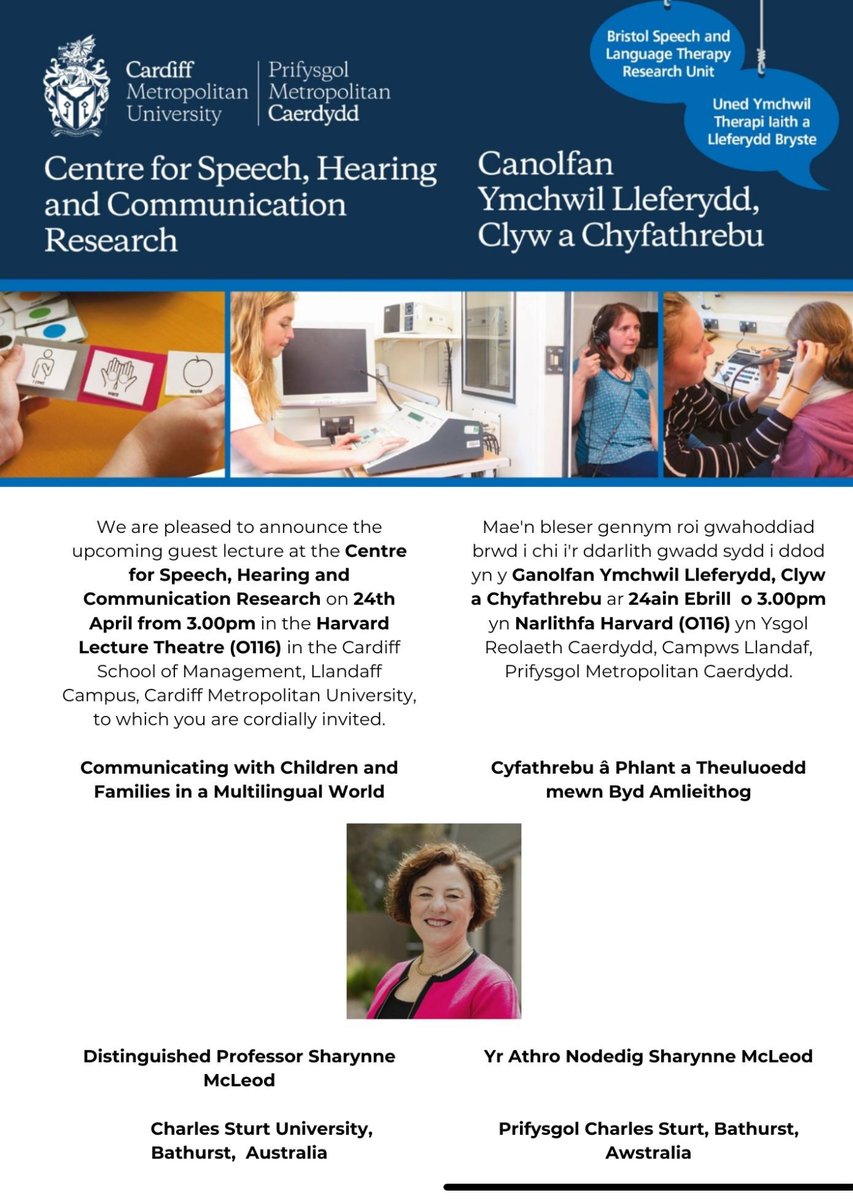 qubphonetics's tweet photo. This is a precious opportunity to hear @SharynneMcLeod. Register for the Teams lecture here:https://t.co/oEoxPPuDZA https://t.co/a2wGzTGSBS