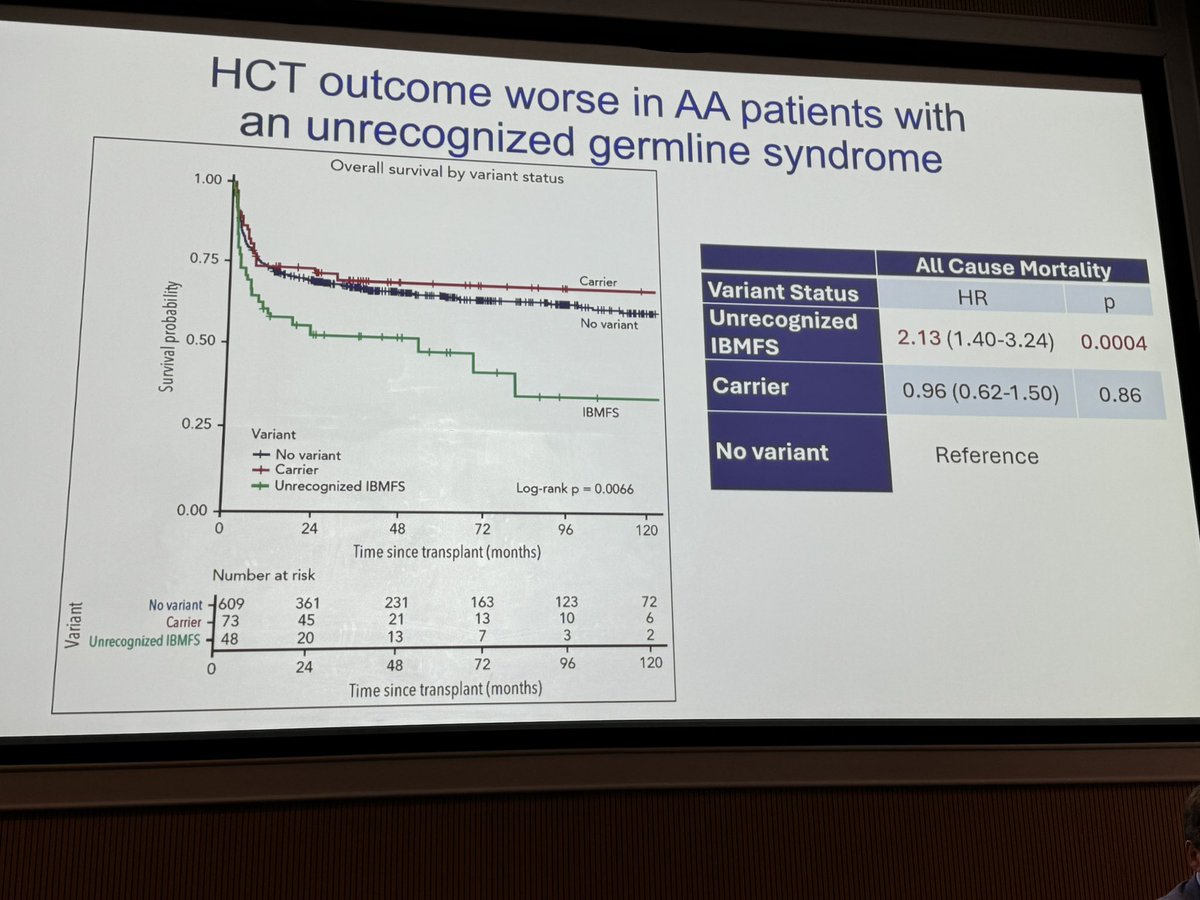 emmamgroarke's tweet photo. Lisa McReynolds from @theNCI discusses the role of genetic testing in #SAA and #MDSsm. @aamdsif https://t.co/LLPC2BdNna