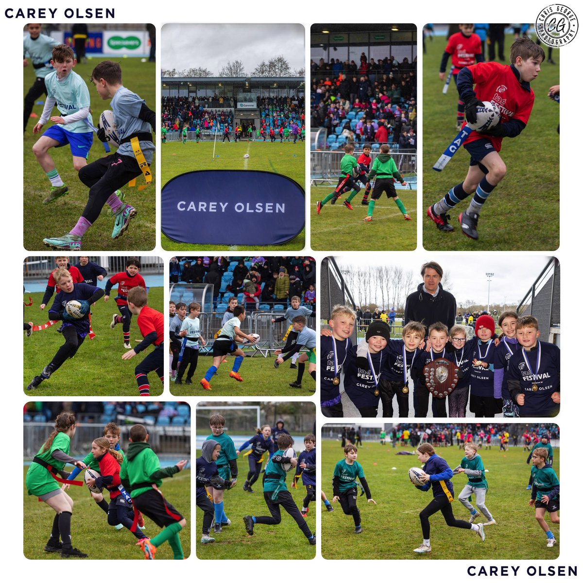 As part of their local CSR initiatives @CareyOlsen sponsored the Guernsey Junior Schools Tag and Rugby Festival on Saturday 9 March 2024, as part of their ongoing sponsorship of the Guernsey Rugby Association