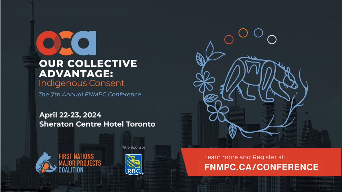 New Economy Canada is proud to support the 7th Annual FNMPC Conference! Explore how Indigenous #equity deals boost the economy. Details & registration: fnmpc.ca/conference/ #IndigenousConsent