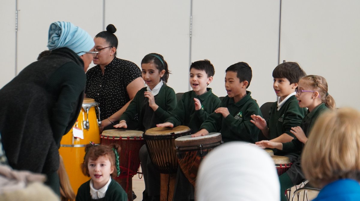 AlbionPrimary's tweet photo. Jade Class blew us all away this morning with their African Drumming Concert to parents and carers! The children played a series of songs and even the audience got involved with clapping along to the two different beats. Well done Jade Class!
#APSmusic
#APSassemblies https://t.co/iFDCg9Ti3R