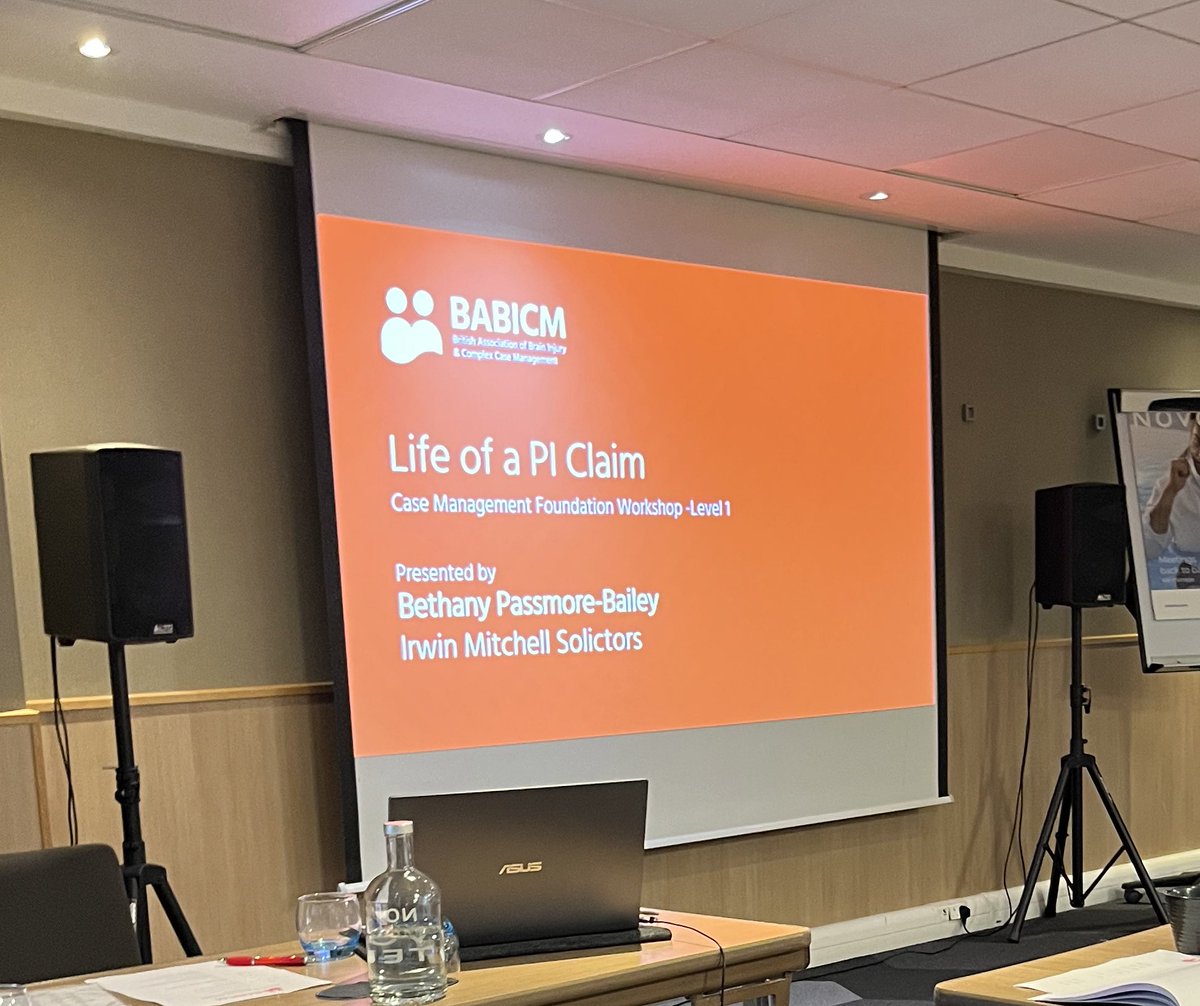 llyaklingard's tweet photo. Great to have been invited alongside @BethanyPBailey to speak @BABICMorg Case Management Foundation Course today about the life of a personal injury claim. Some great questions and a chance to give a lawyer’s perspective. 

Thank you for having us! https://t.co/bn2kzQcqdW