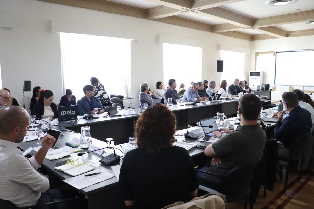 AuciUruguay's tweet photo. En el marco de la presencia activa de los gobiernos locales de #Uruguay en @Mercociudades, se destacó la presentación de la coordinación de la Unidad Temática (UT) de Integración Fronteriza coordinada por Cerro Largo y UT a cargo de @IdCanelones https://t.co/6nmVnru4xY