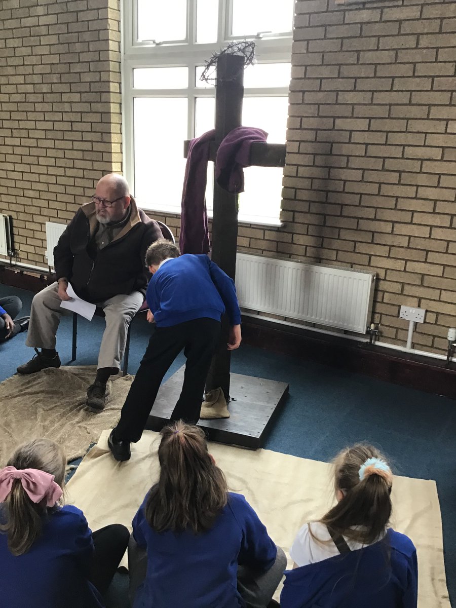 HazelwoodAc's tweet photo. Throughout the day on Tuesday, KS2 visited Toothill Church to support our religious education curriculum and British values where they took part in Easter activities. https://t.co/H90a0VqCst