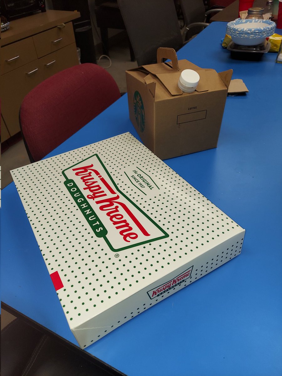 Thank you for the  delicious food and donuts ,Mrs Lopez brought to us this morning it was really appreciated