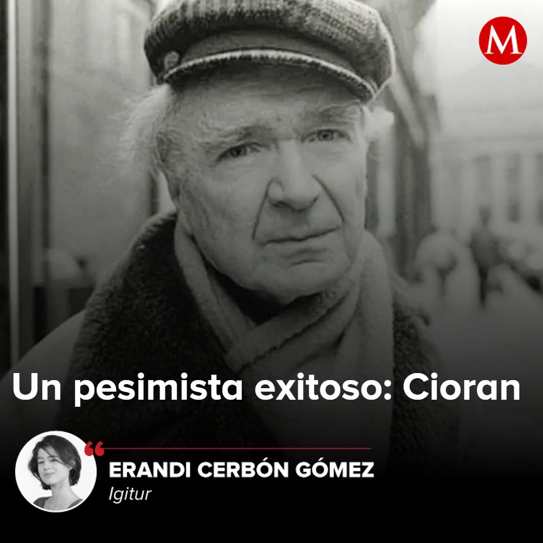 Milenio's tweet photo. #Igitur | “Cioran halló en la escritura sentido para darle a su vida, y sí, encontró otra cosa que miseria” 🖋️ Opina @ErandiCerbon
https://t.co/MU7QFQDjx1 https://t.co/VlHvzBqo2y