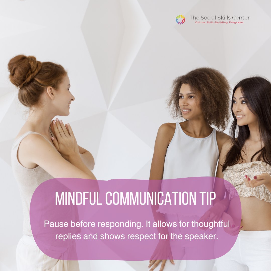 Mindful communication starts with a pause! Take a breath, collect your thoughts, and respond with intention to foster meaningful conversations. 

#MindfulSpeaking #PauseBeforeYouSpeak #MindfulCommunication #PauseToConnect #CommunicationTip