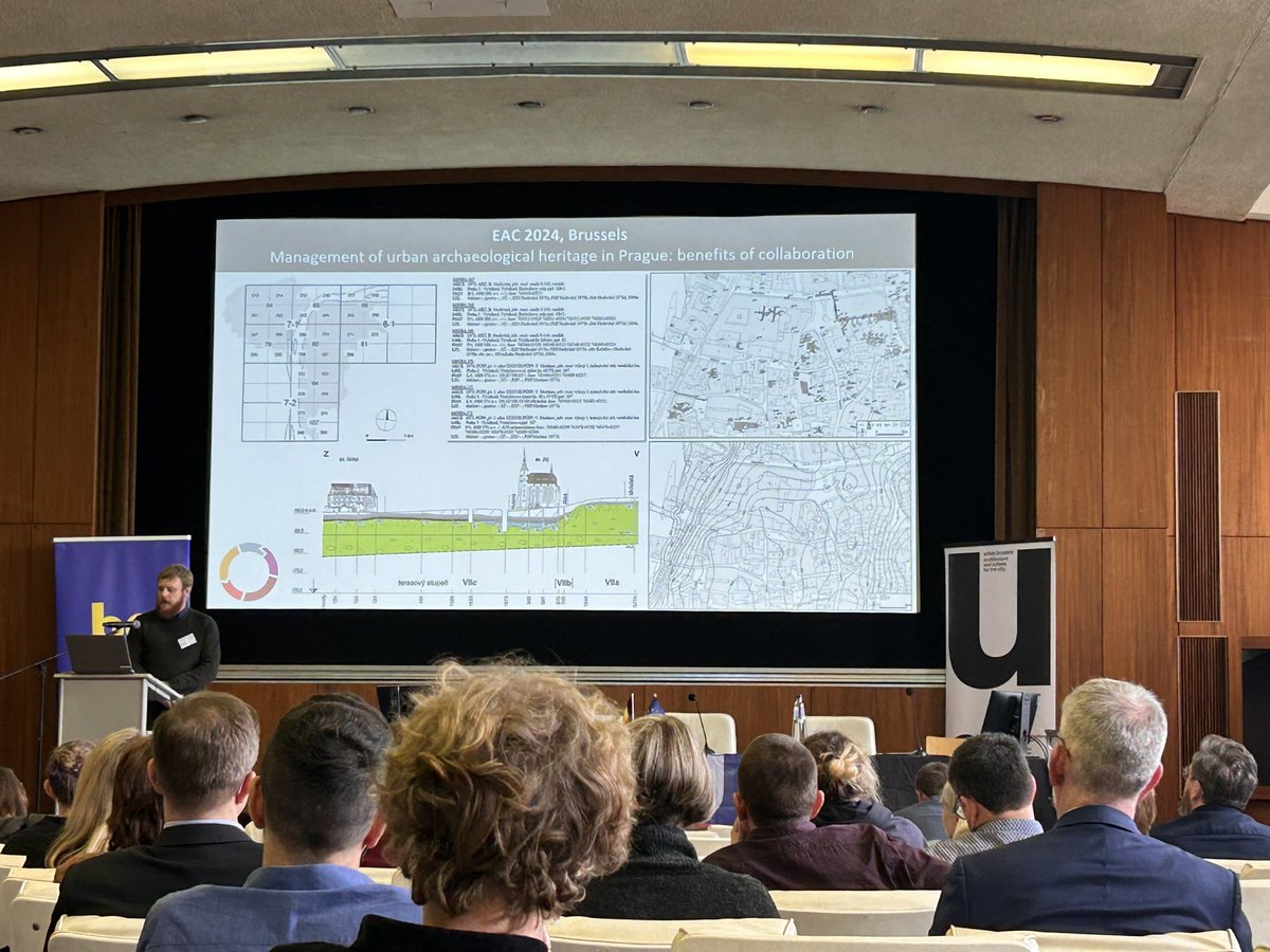archaeo_slave's tweet photo. The importance of elevation data in archaeology. Great to see examples from Prague! Essential to reconstruct archaeological horizons across a city #EAC2024 https://t.co/Z1EAP1CuuL