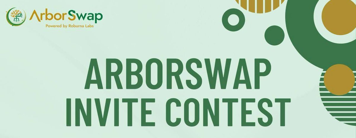 Join the excitement at Arborswap's weekly referral contest! Refer your friends and family for a chance to win instant cash prizes! Don't miss out on this opportunity. Join Arborswap  and start referring!  buff.ly/3YVVl3t
 #Arborswap #ReferralContest #CashPrizes