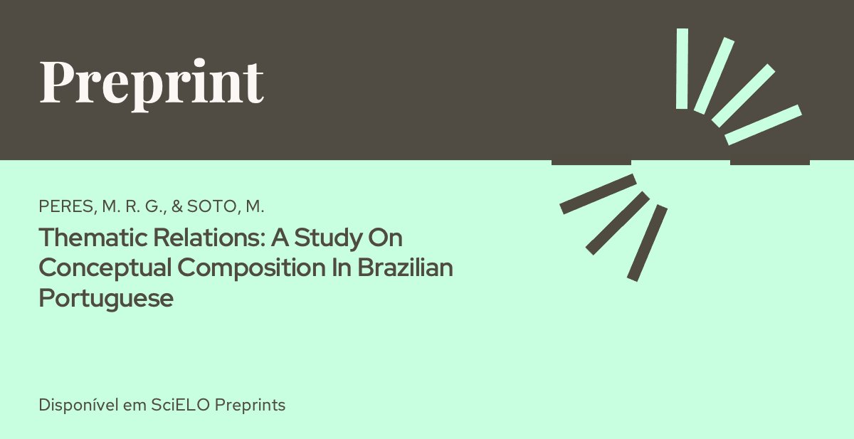 📢 Check out this preprint submitted to CadLin! 🇧🇷 New study examines noun-prep-noun phrases in Brazilian Portuguese, highlighting the cognitive effort in ‘made for’ vs. ‘made of’ connections. 🧐. Join the conversation! doi.org/10.1590/SciELO…