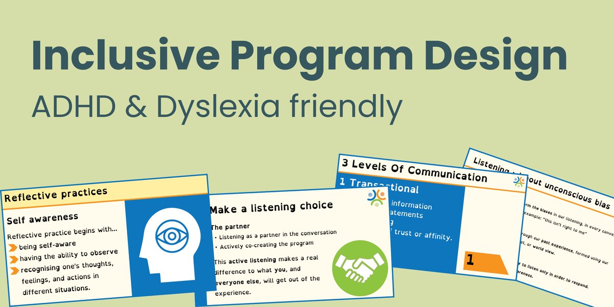 We've made big changes to our program design in the last 6 months, creating #dyslexia friendly booklets with: ✅special font ✅shorter text, broken down ✅helpful graphics It's important all our participants feel engaged, included, and valued! #NeurodiversityCelebrationWeek