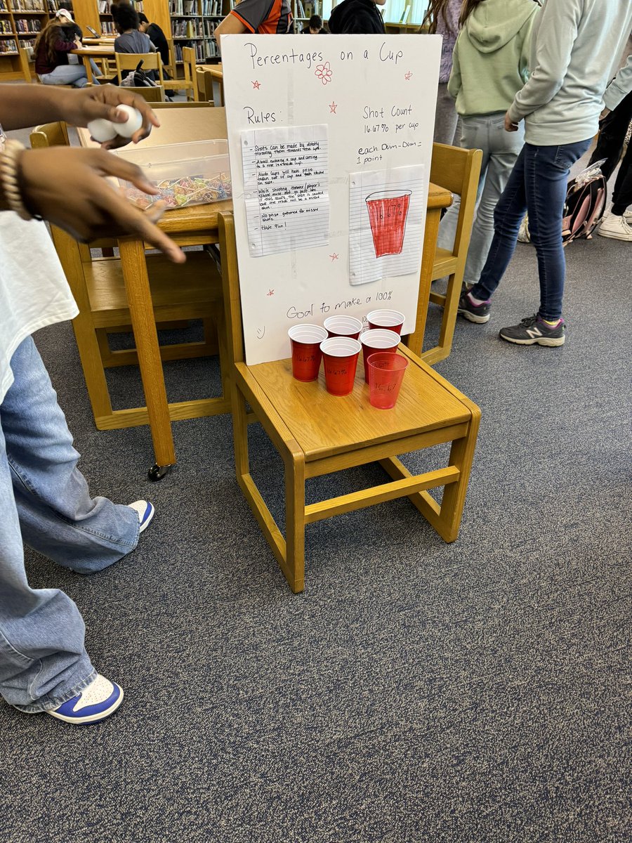 Probability carnival has come to the <a href="/Flames_Library/">Blackman Middle School Library</a>