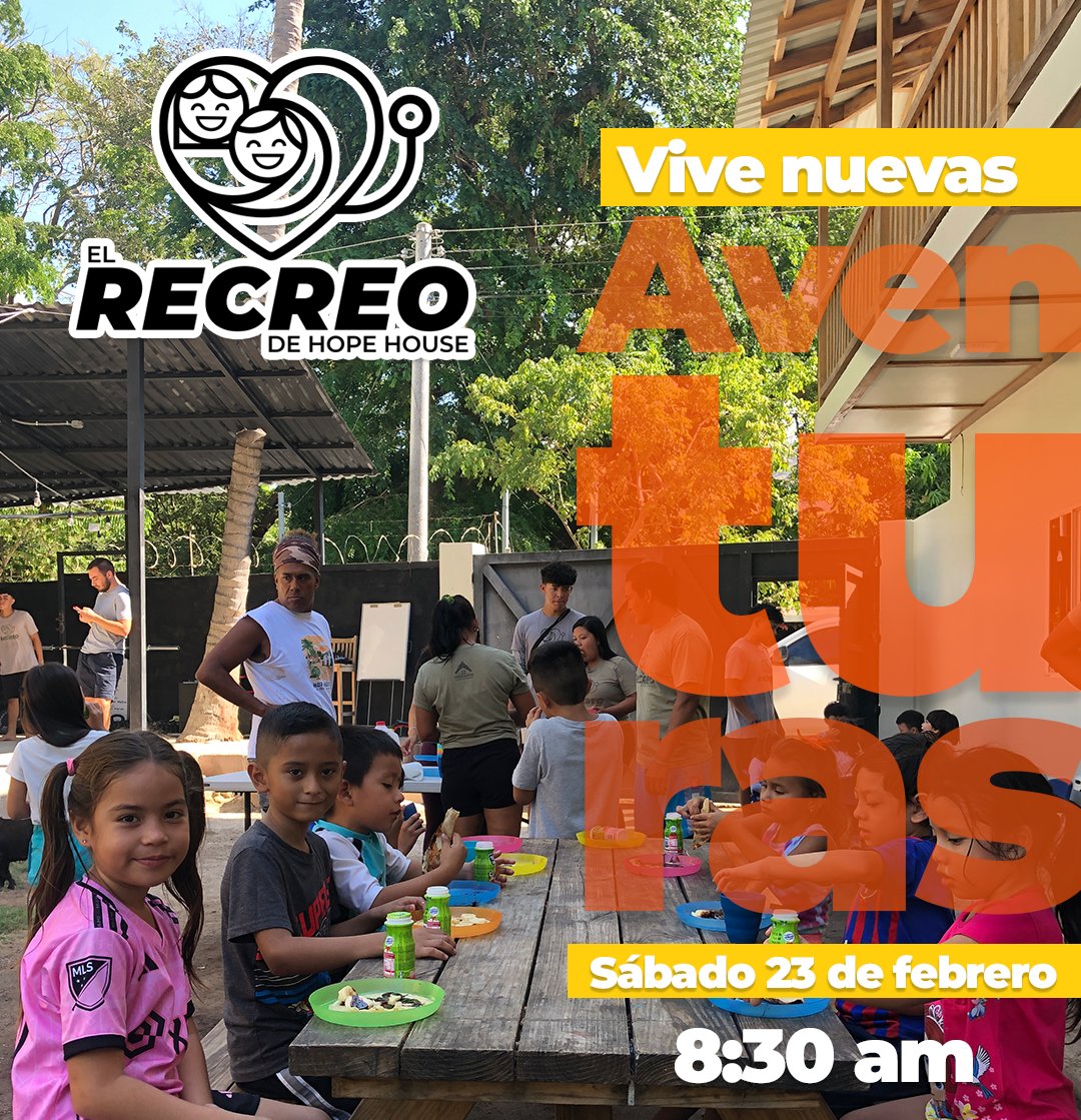 Estamos ansiosos que llegue el sábado, para poder disfrutar con las niñas y niños en El Recreo de Hope House.
.
.
.
#hopehouse #elrecreo #elzonte #elsalvador