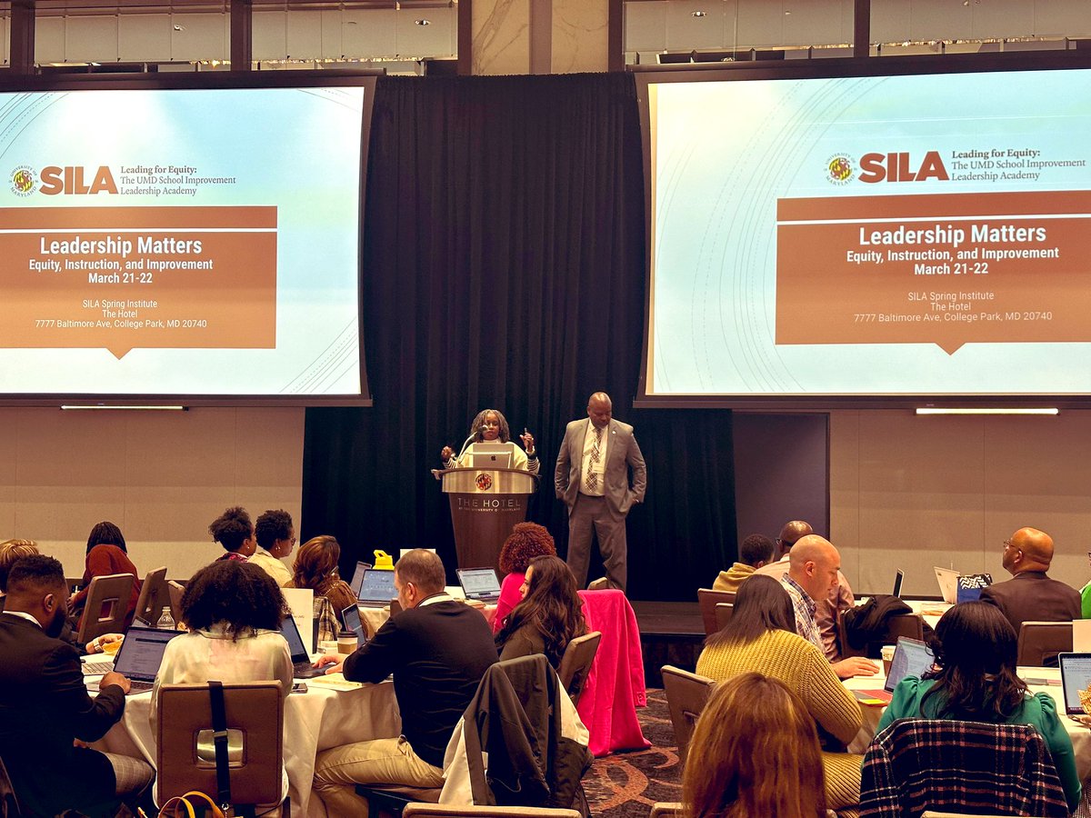 Excited to welcome our School Improvement Leadership Academy fellows to the SILA Cohort II Institute kickoff with principals and assistant principals from across the mid Atlantic region! #umdSILA2024 @UMDCollegeofEd @UmdTLPL