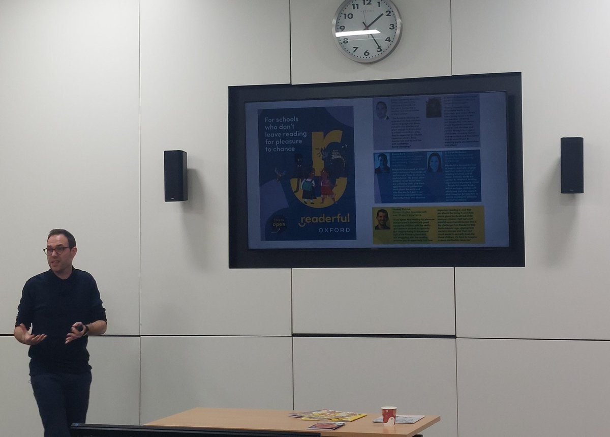 ElleOUPEvents's tweet image. Watching the fabulous James Clements talk about the role of reading lessons in creating lifelong readers @Literacy_Trust @OUPPrimary #PrimaryLitConf24 #Readerful
