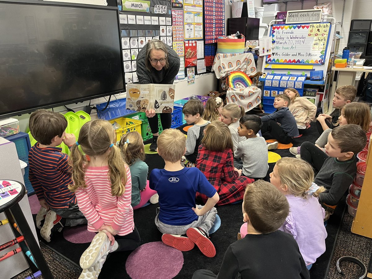 Thank you Mrs. Bendall for reading to our class! We loved The Bad Seed!!!! 
#cfevs #cftogether