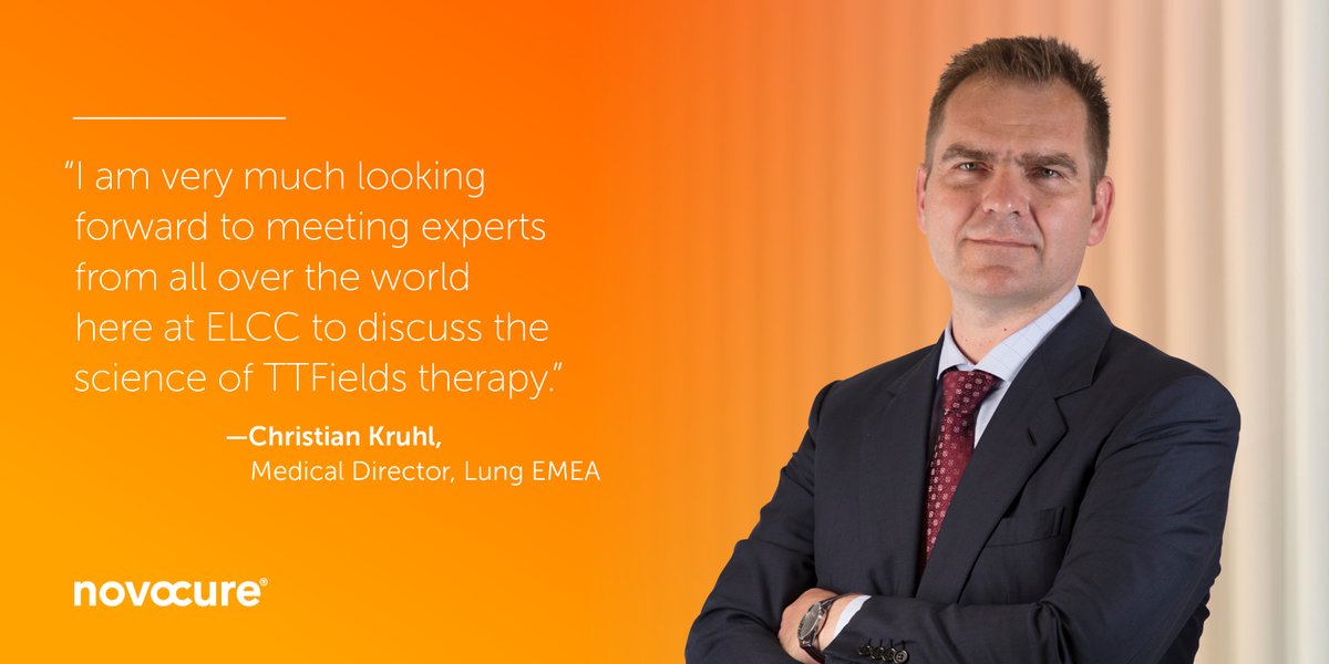 Meet Christian Kruhl, MD. He is at the European Lung Cancer Congress this week in Prague. Visit Christian and our team at Stand 2E2 in the Congress Hall Foyer to learn more about our innovative Tumor Treating Fields therapy. #ELCC24 #TTFields tumortreatingfieldstherapy.com