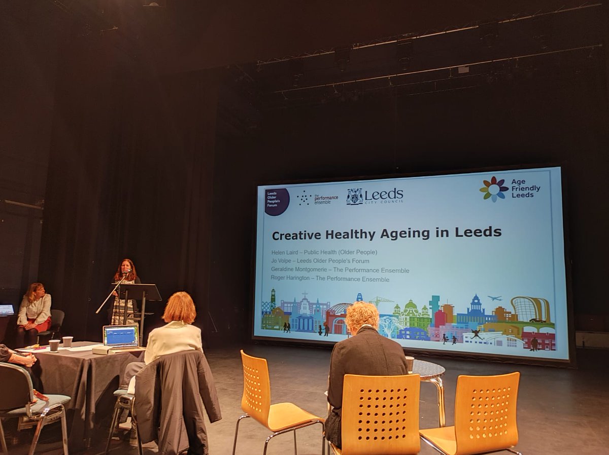 Age Friendly Leeds (@agefriendlylds) on Twitter photo Fab to share the work of Public Health, <a href="/LeedsOPF/">Leeds Older People's Forum</a> and @OlderEnsemble at the <a href="/ReimagineAgeing/">Reimagine Ageing</a> event on Arts and Ageing and how we're using creative approaches to engage with people about ageing well Fab to share the work of Public Health, <a href="/LeedsOPF/">Leeds Older People's Forum</a> and @OlderEnsemble at the <a href="/ReimagineAgeing/">Reimagine Ageing</a> event on Arts and Ageing and how we're using creative approaches to engage with people about ageing well