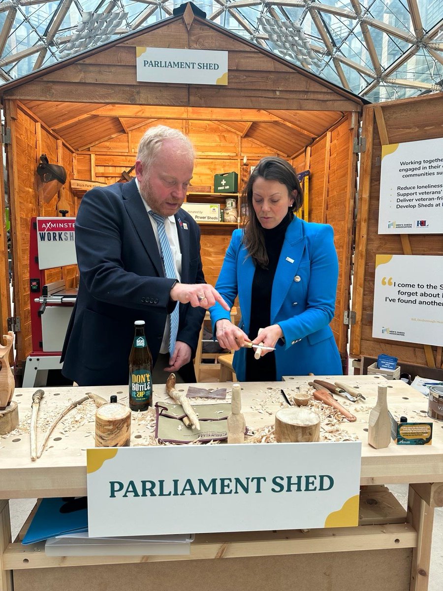 Great to meet with @UKMensSheds in Parliament yesterday. They do terrific work tackling social isolation. Find out more: menssheds.org.uk