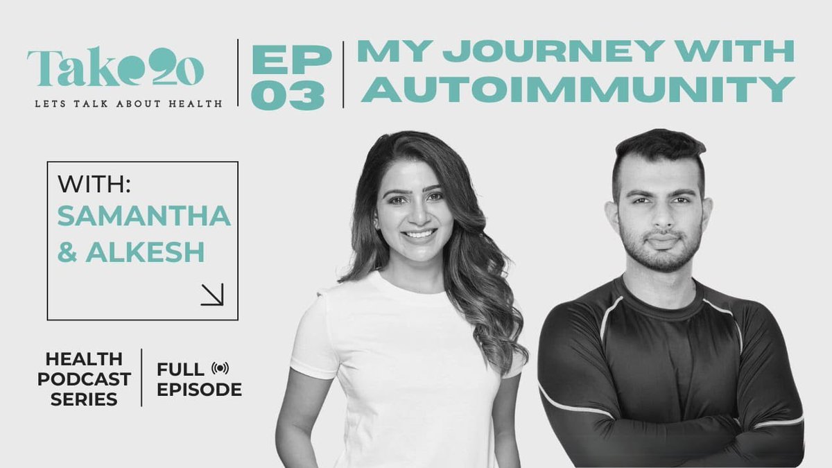 Watch the Exclusive Health Podcast of our @Samanthaprabhu2 with Alkesh: #Take20 Episode 3 - youtu.be/eQk1nw7Ue2Q #Samantha #SamanthaRuthPrabhu