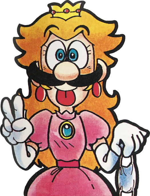 luigi dressed as princess peach Luigi Peach Disguise