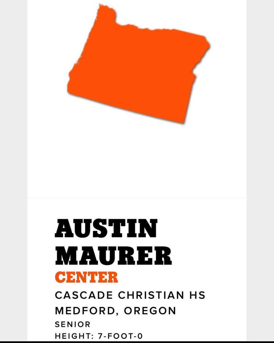 Congrats to <a href="/AustinMaurer7/">Austin Maurer</a> <a href="/CCHS_BoysBall/">Cascade Christian Boys Basketball</a> (<a href="/GCU_MBB/">Grand Canyon Men’s Basketball</a> commit) on being named Oregon Gatorade State Player of The Year🔥 #BBallDream