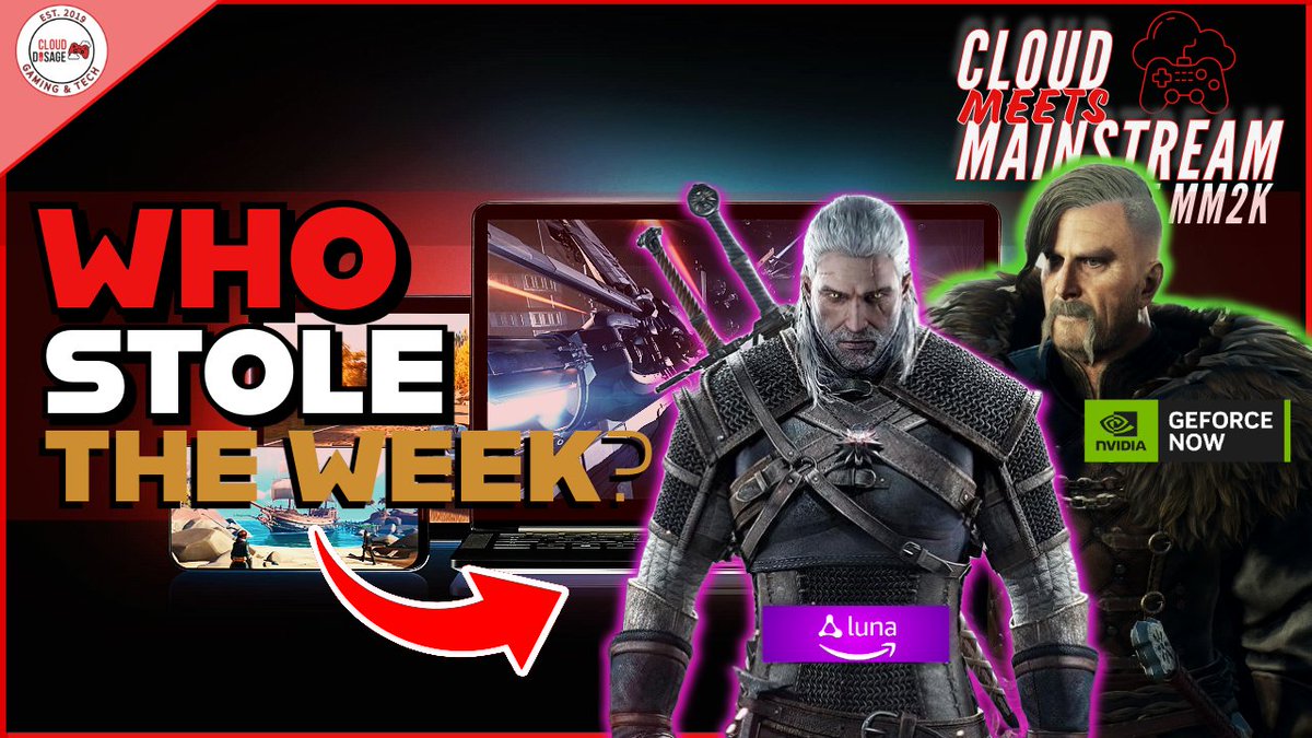 CloudDosage's tweet photo. 🔴LIVE - Big Week In Cloud Gaming Who Emerged - At The Very Top? New #CloudMeetsMainstream (Members Stream)
https://t.co/sEljcEG7Yr
#GeforceNow #AmazonLuna #GOG #DragonsDogma2 https://t.co/YTIHnmlesq