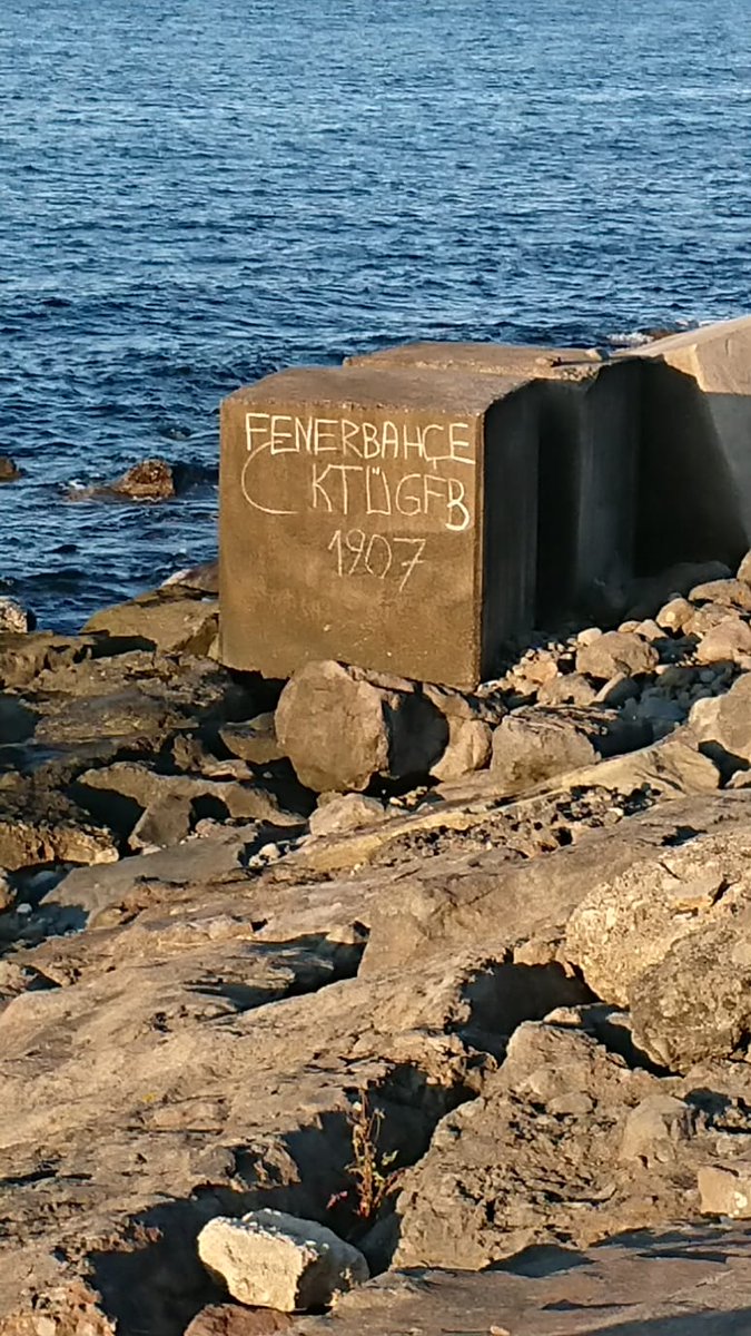 emreglr46's tweet photo. Sizin Beşirli sahilinize kendi elimle yazmıştım zamanında bu yazıyı. Çok da öyle erkekmiş gibi dolanmayın ortalıkta yüzlerinizi buğulayıpta. https://t.co/KkUnoOu3j9