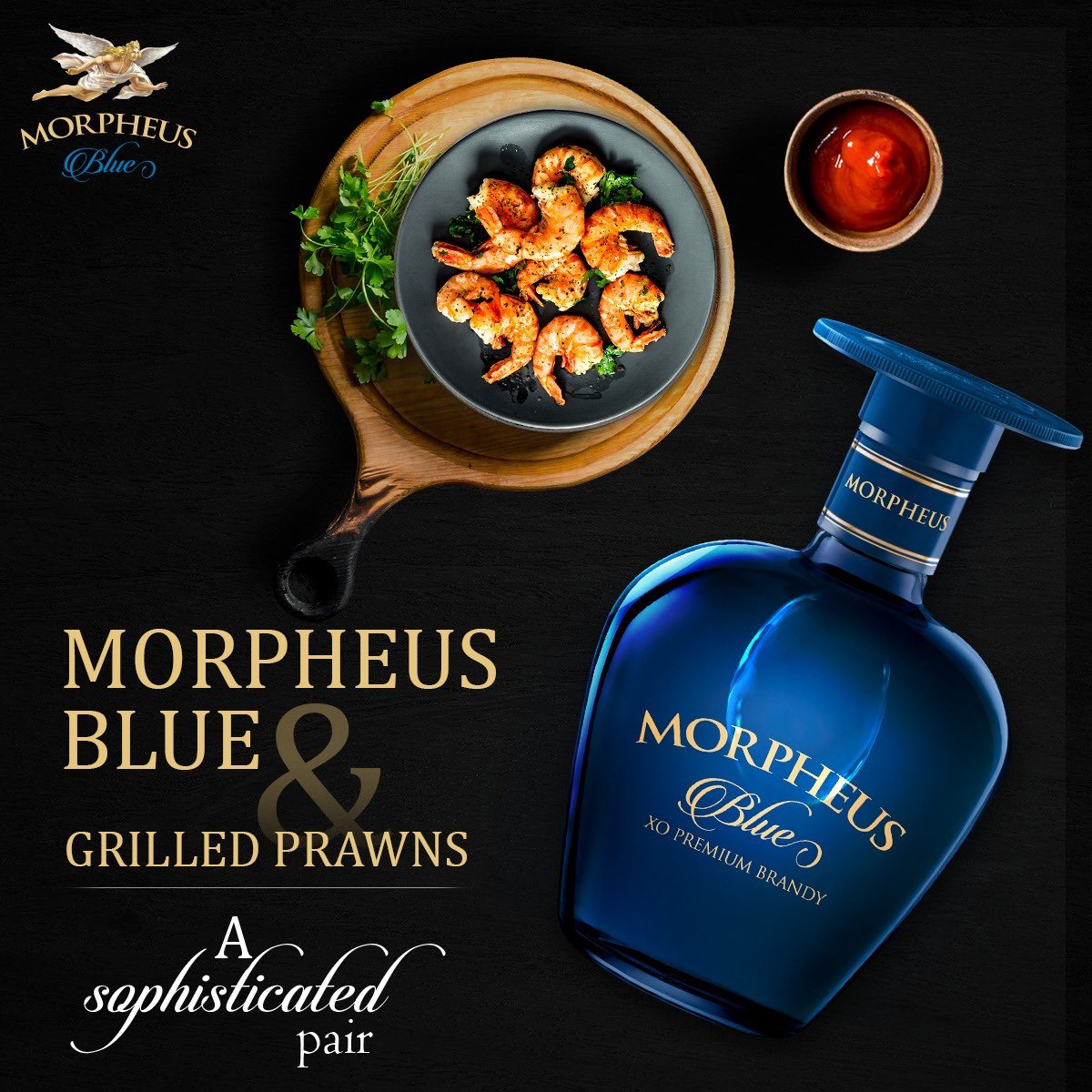Savour tender grilled prawns with Morpheus Blue Brandy, where delicate flavours meet smooth notes for a delightful experience.

#MorpheusBrandy #MorpheusXOBrandy #Brandy #MorpheusDareToDream #DareToDream #LargestSellingBrandy