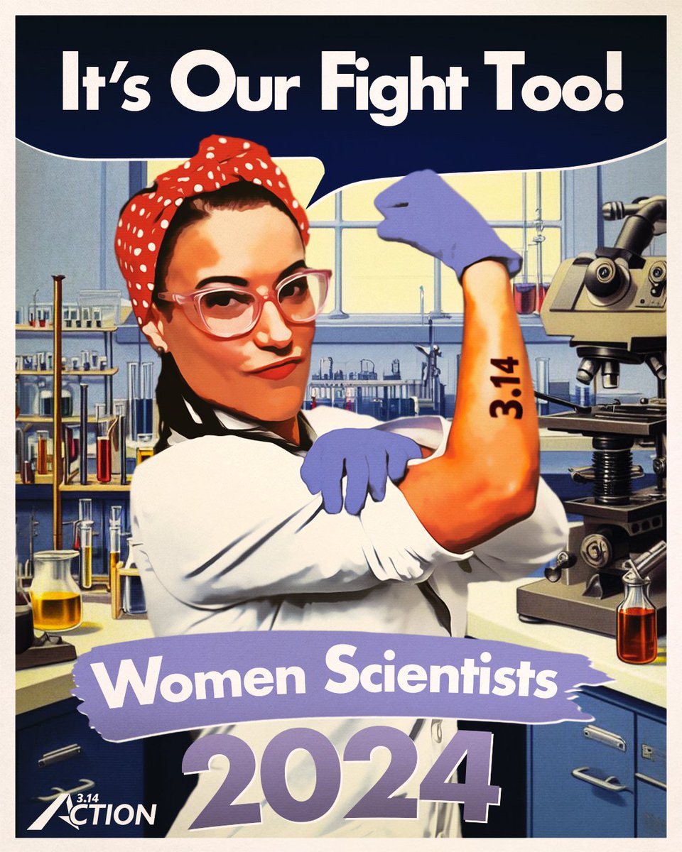 314action's tweet photo. Happy National Rosie the Riveter Day!

Rosie represents the millions of women who stepped up for our country.

314’s backing a record breaking number of women scientists answering the call &amp; taking the fight to the ballot box this Nov.

Let’s talk about some of our candidates… https://t.co/ELUI53wl5l