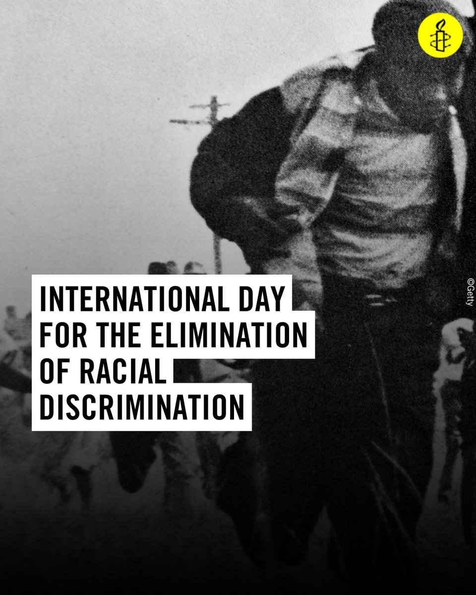 Today is International Day for the Elimination of Racial Discrimination. Today and every day we fight for the elimination of racial discrimination ✊ #InternationalDayForTheEliminationOfRacialDiscrimination 🌈🤍