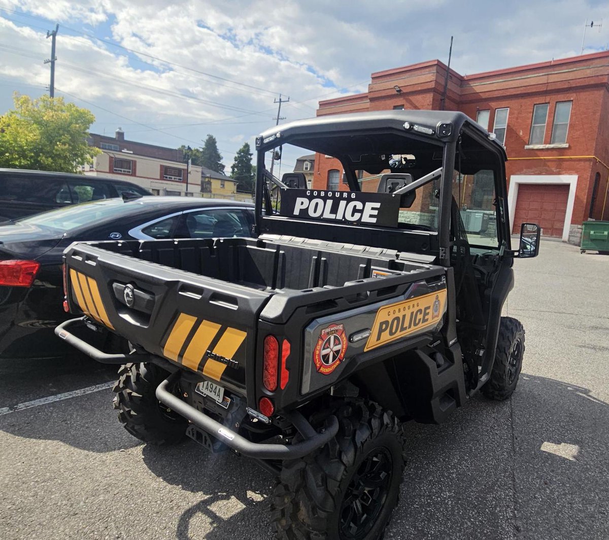 Improving lifesaving efforts in Ontario! Cobourg Police Service was awarded a new utility terrain vehicle, allowing officers to rapidly respond to off-road emergencies.