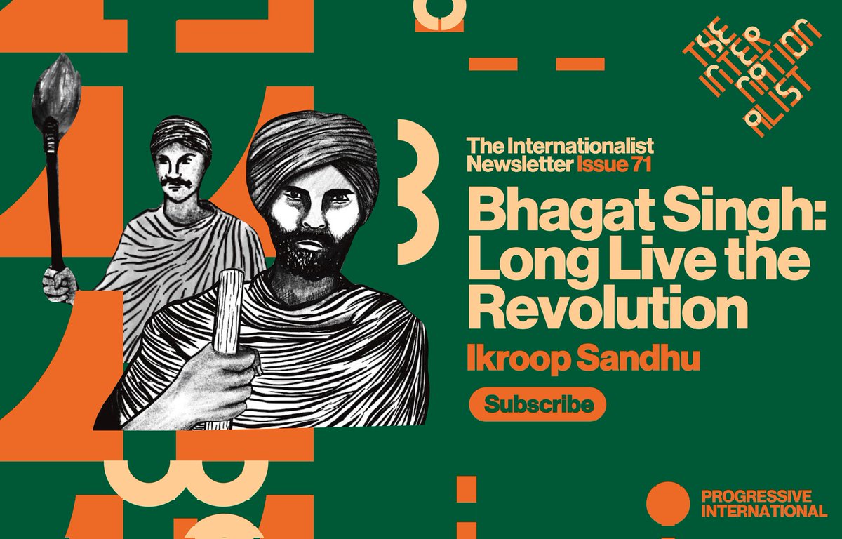 NEXT WEEK on the Internationalist: 23 March marks the 93rd martyrdom anniversary of revolutionaries Bhagat Singh, Shivaram Rajguru, and Sukhdev Thapar killed on this day by the British imperial forces. Issue #71 features Ikroop Sandhu's (@IkStars) searing graphic biography,…