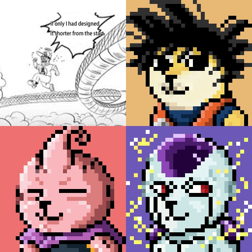 woavatar's tweet photo. Akira Toriyama must be running along Snake Way right now. ☀️

He's probably regretting designing the road to be so long in the first place. 

Let's hope that after he gets to the Other World, he'll continue to deal with villains like Frieza and Buu. 

We'll always remember Toriyama, the manga legend who's brought us so much joy.
#NFTCommunity #NFT #DN404