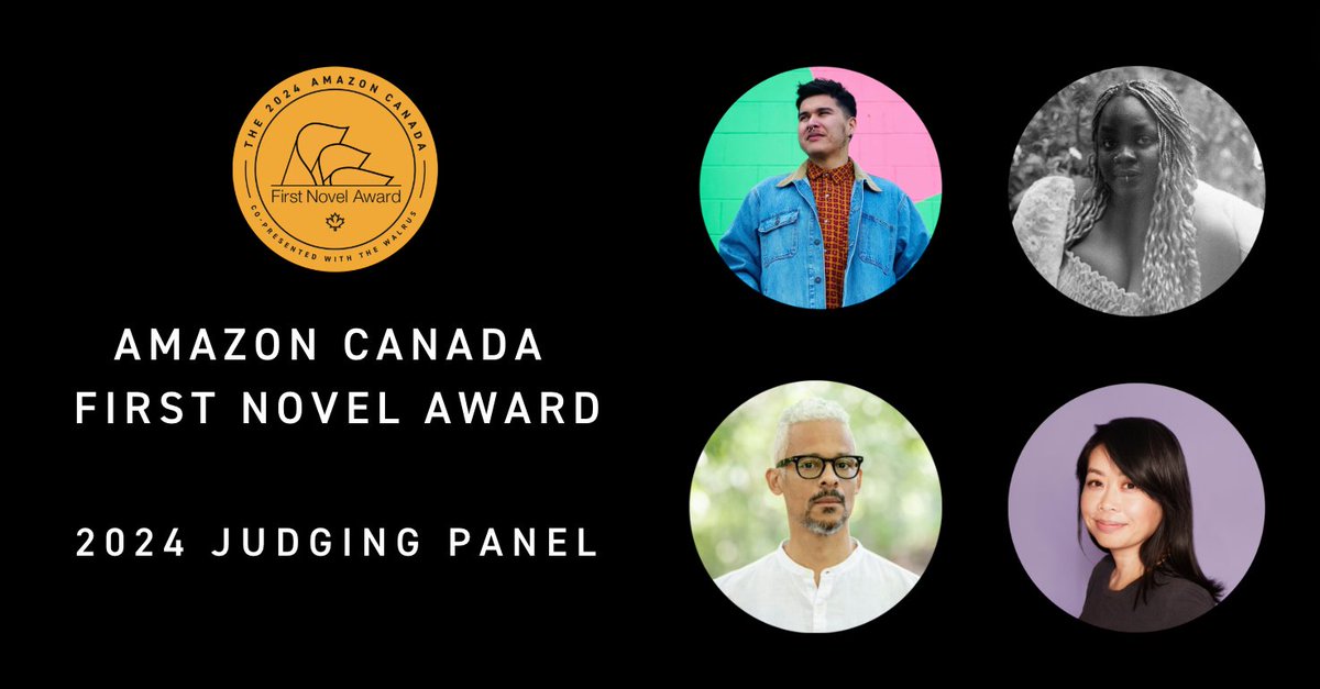 We are pleased to announce @BillyRayB, @franekwuyasi, @kaiekellough, and Souvankham Thammavongsa as the 2024 Amazon Canada First Novel Award judging panel. Learn more about the judges at thewalrus.ca/afna. #AmazonFNA @amazonca