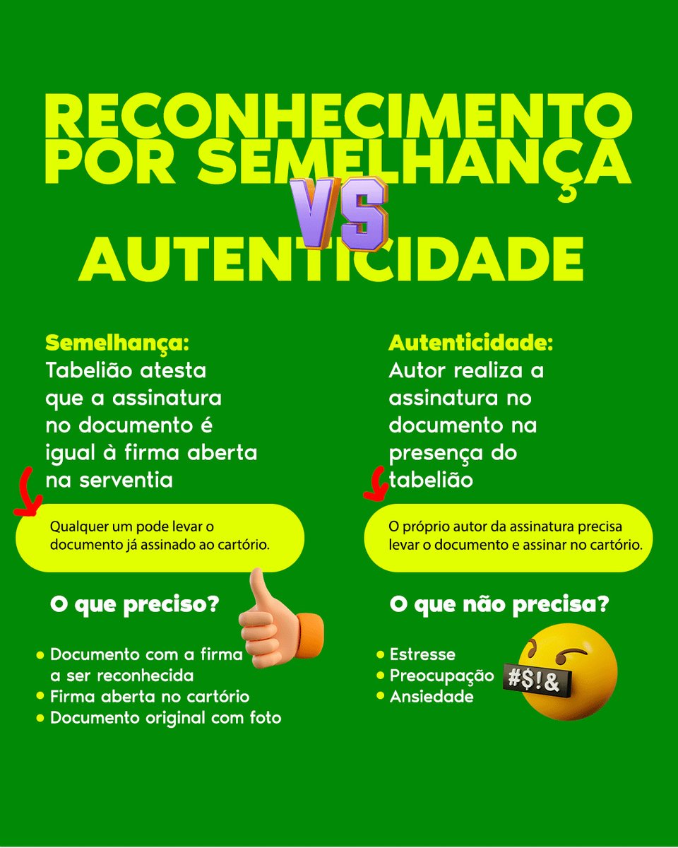 NOTARIADO NA PRÁTICA 

Previna fraudes e garanta a segurança dos seus documentos com o reconhecimento de firma! 🏛️🔒 

#NotariadonaPrática #ReconhecimentoDeFirma #CartóriosDeNotas #SegurançaJurídica