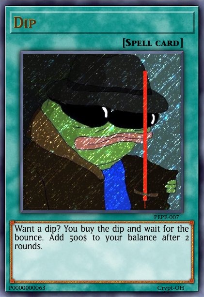 What dips are we buying?